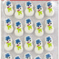 Wilton Mini Snowman Icing Decorations, 20-Count