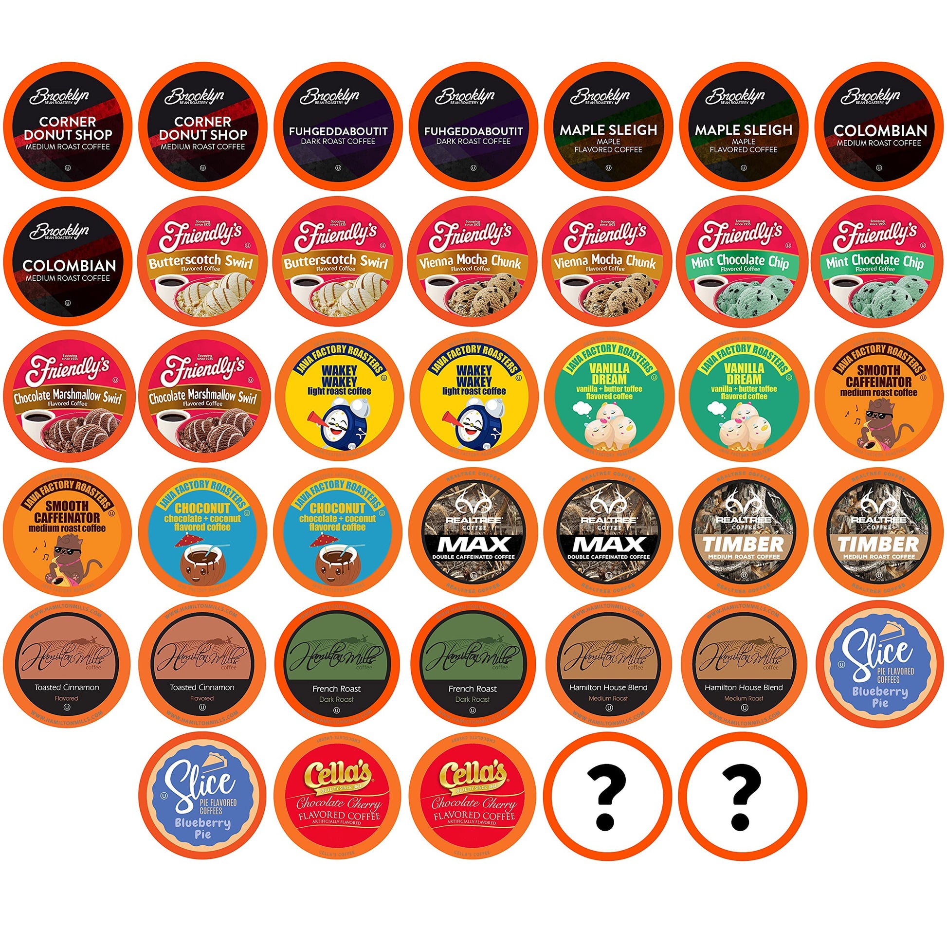 Two Rivers Coffee Mega Coffee Lovers Pods  Compatible with K Cup malt-inspired Including 2.0 Pods  Mega Coffee  40 Count TRC MS40