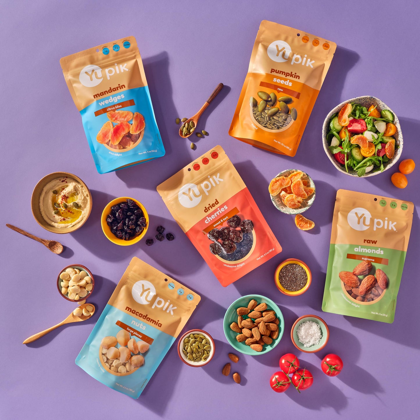 Yupik Dried Mandarin Wedges, 5 Oz, Kosher, Tangerine Wedges, Orange Dried Fruits, Tangy & Chewy Snacks (Pack of 2)