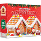 Gingerbread House kit [Set of 2] DIY Gingerbread House, Fun Holiday Activity for Kids, Ease Crafted Grooves Decor Kit of 2 House