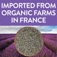FGO Organic Dried Lavender Flowers, Extra Grade Dried Buds, Imported From France for Culinary or Sachet Bags, 4oz, Packaging May