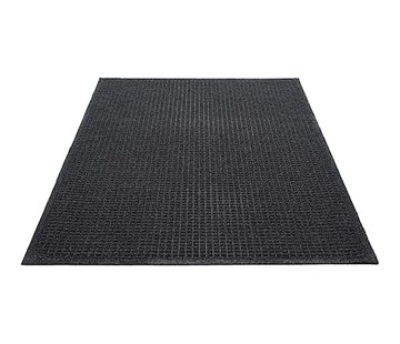 Guardian Floor Protection Egdfb030504 Ecoguard Diamond Indoor Wiper Floor Mat, Recycled Plactic And Rubber, 3'' Length, 5' Width
