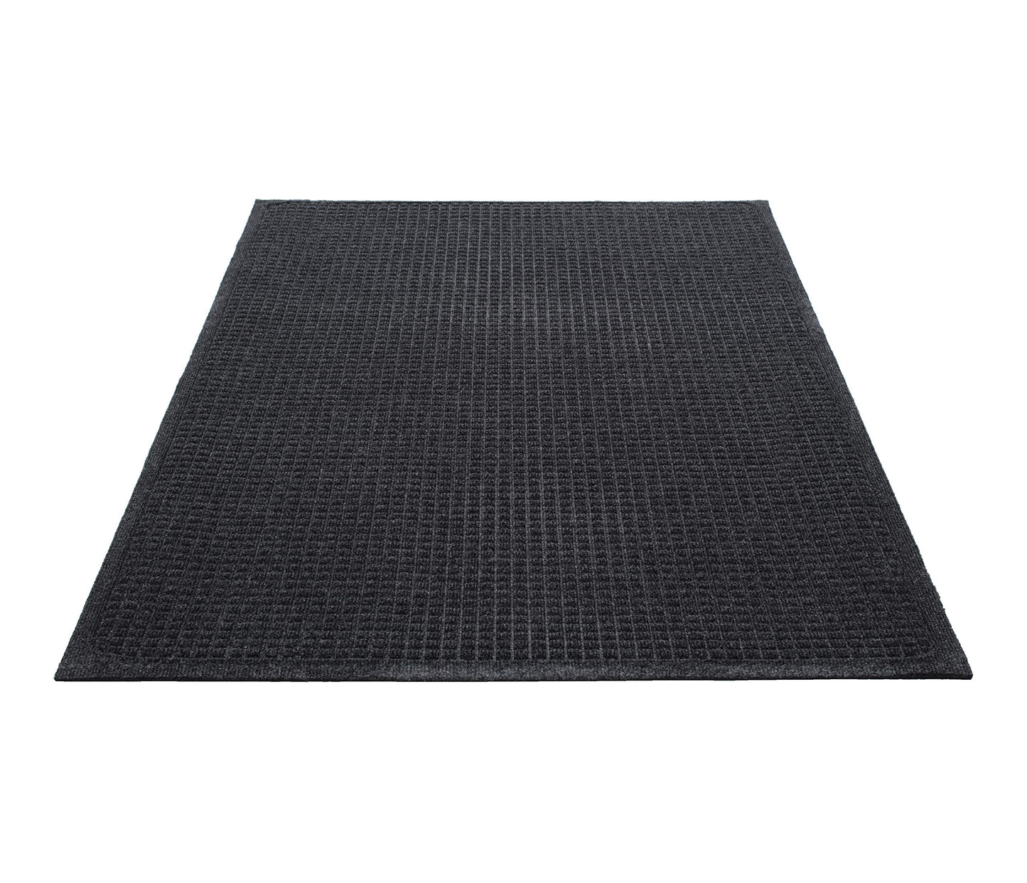 Guardian Floor Protection Egdfb030504 Ecoguard Diamond Indoor Wiper Floor Mat, Recycled Plactic And Rubber, 3'' Length, 5' Width