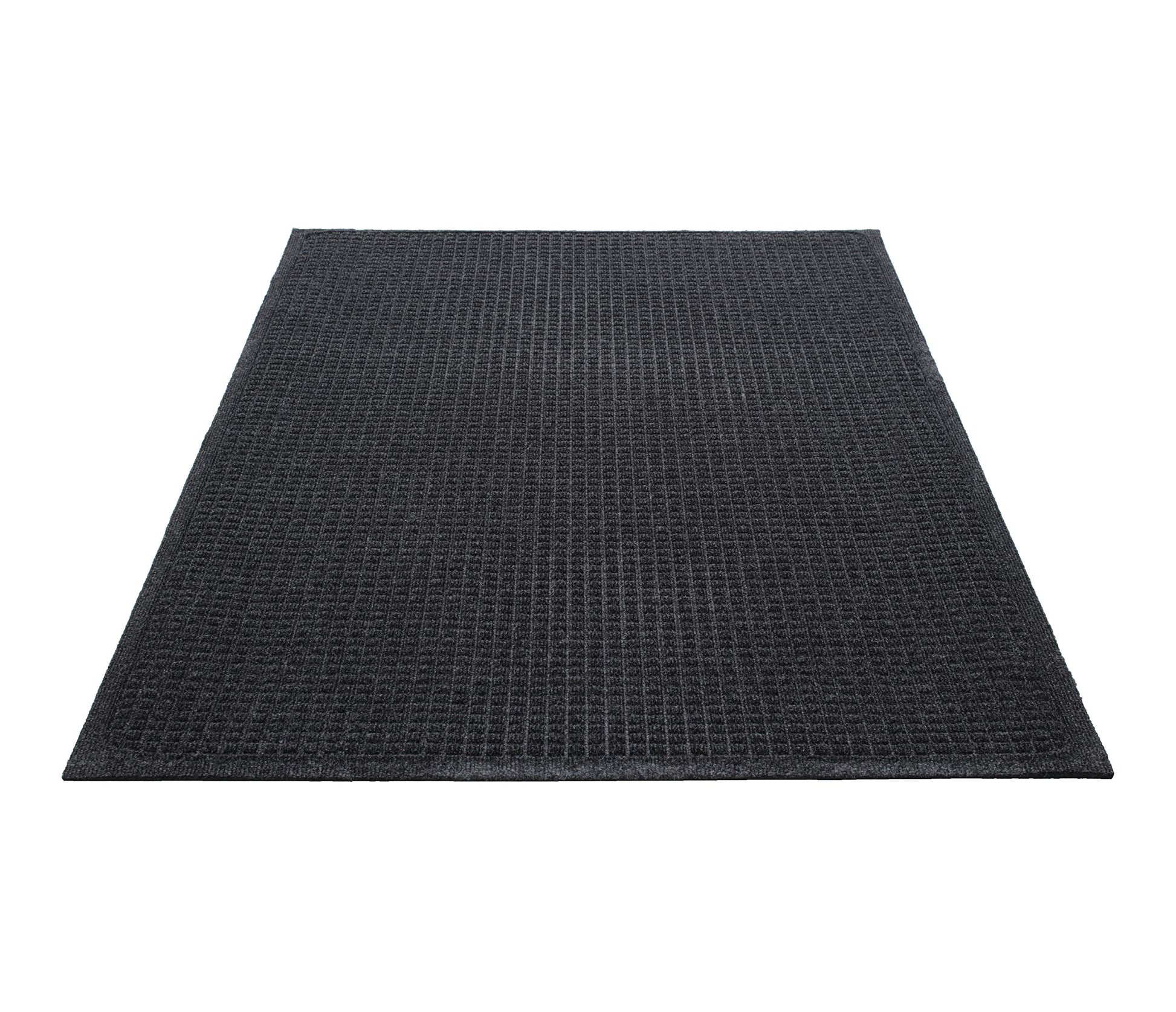 Guardian Floor Protection Egdfb030504 Ecoguard Diamond Indoor Wiper Floor Mat, Recycled Plactic And Rubber, 3'' Length, 5' Width