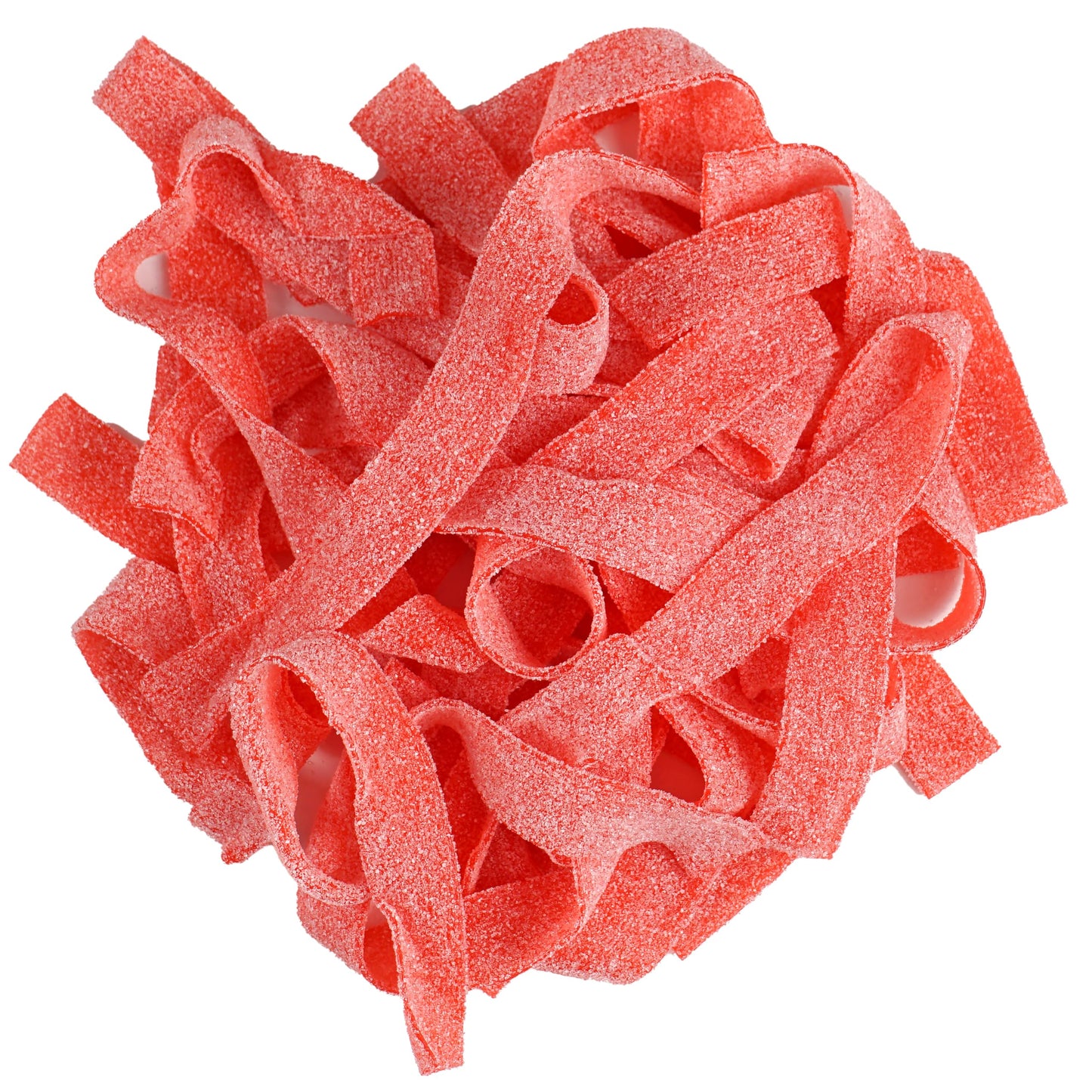 The Hampton Candy Company Strawberry Sour Belts, 1 Pound Bulk Bag
