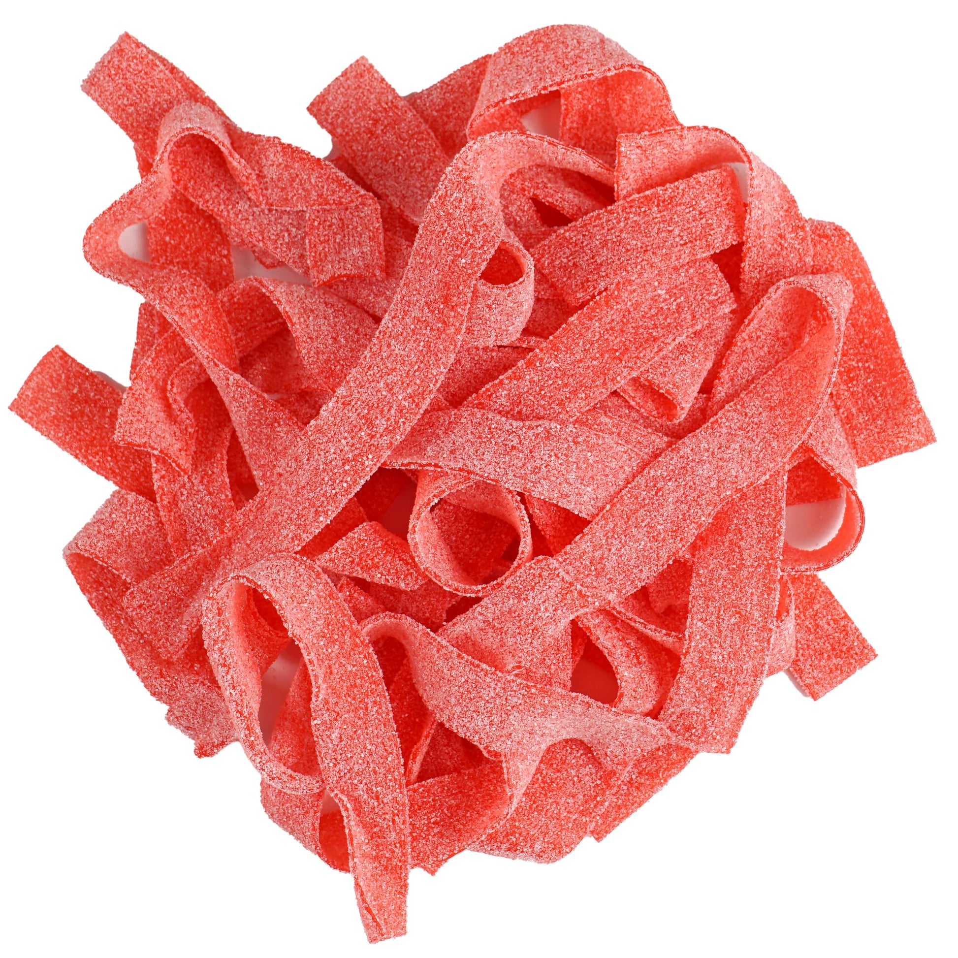 The Hampton Candy Company Strawberry Sour Belts, 1 Pound Bulk Bag