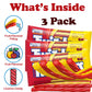 Twizzles Licorice Filled Twists Sweet And Sour Candy, Bulk 3 Pack, Lemon And Cherry Flavored Licorice Candy Sticks, Soft And Che