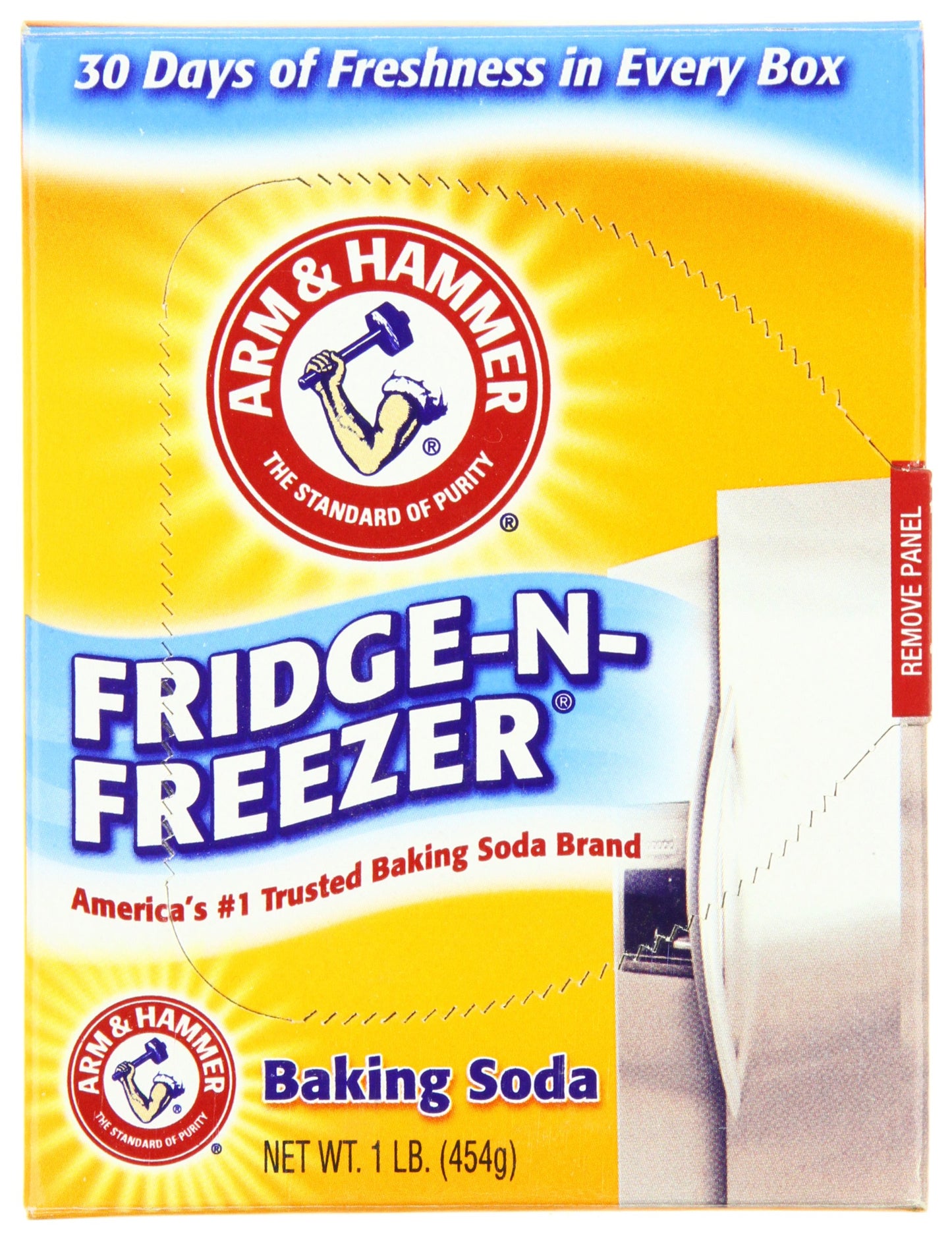 Arm & Hammer Baking Soda Fridge Freezer Package, 16-Ounce Boxes (Pack of 12)
