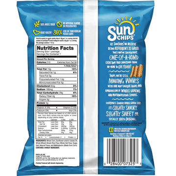 Sunchips Multigrain Snacks, Original, 1.5 Ounce (Pack Of 64)