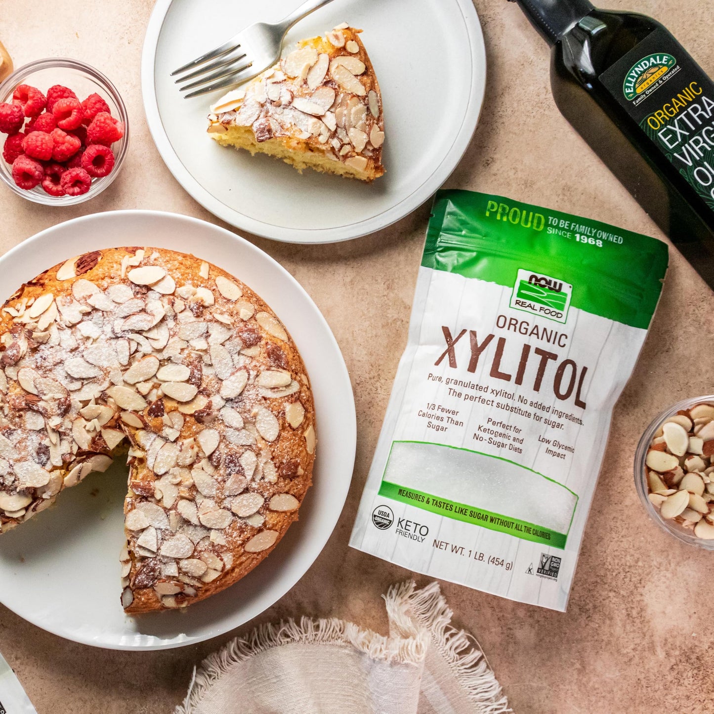 NOW Foods Organic Xylitol, Pure, Keto-Friendly, Low Glycemic, 16 Ounce, White, Model NOW07139