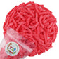 Firstchoicecandy Sweet & Sour Gummy Worms, Multi Flavors And Solid Colors (5 Pound, Sour Red Strawberry)