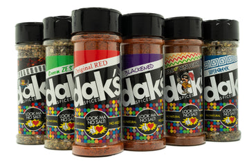 Dak'S Spices 6 Pack Seasoning Blends | 100% Salt Free Spices | Premium & Healthy Seasoning | Msg Free, Preservative Free, Potass