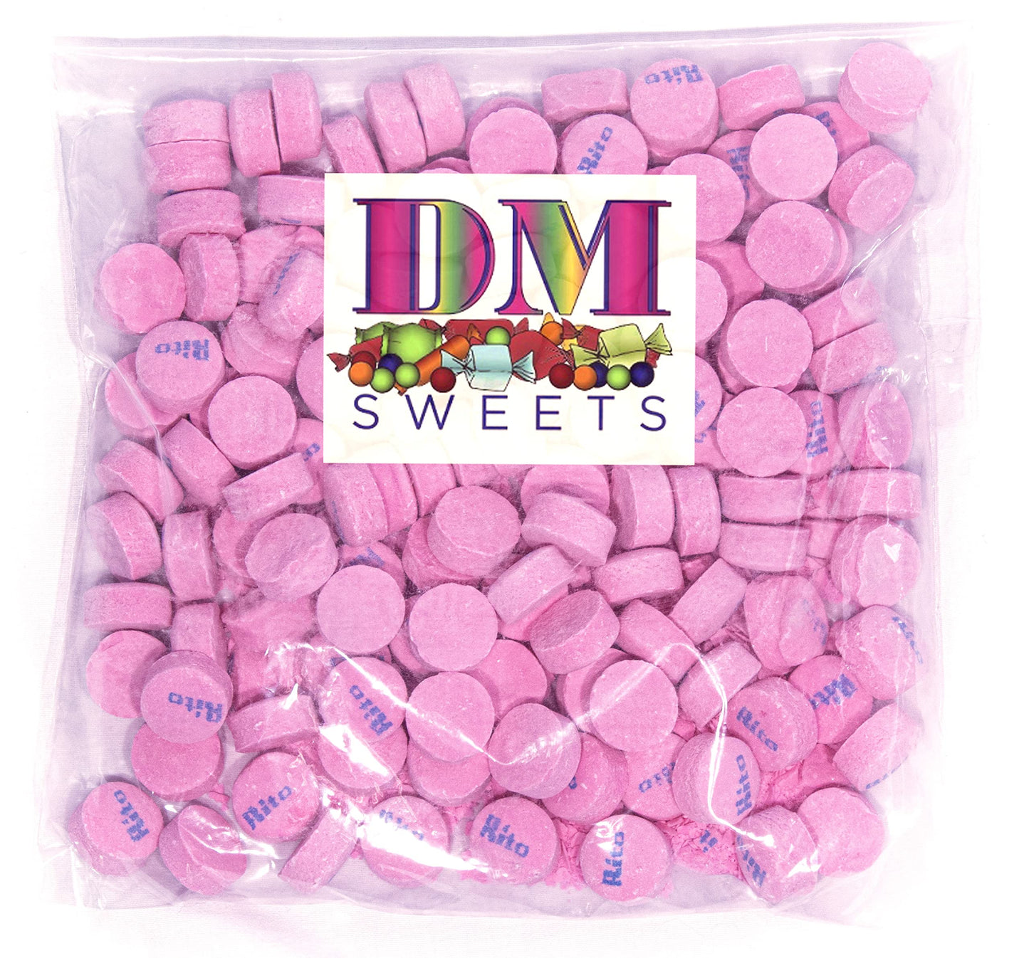 Rito'S Pink Wintergreen Lozenge Mint - 1.5 Lbs Of Fresh Minty Candy