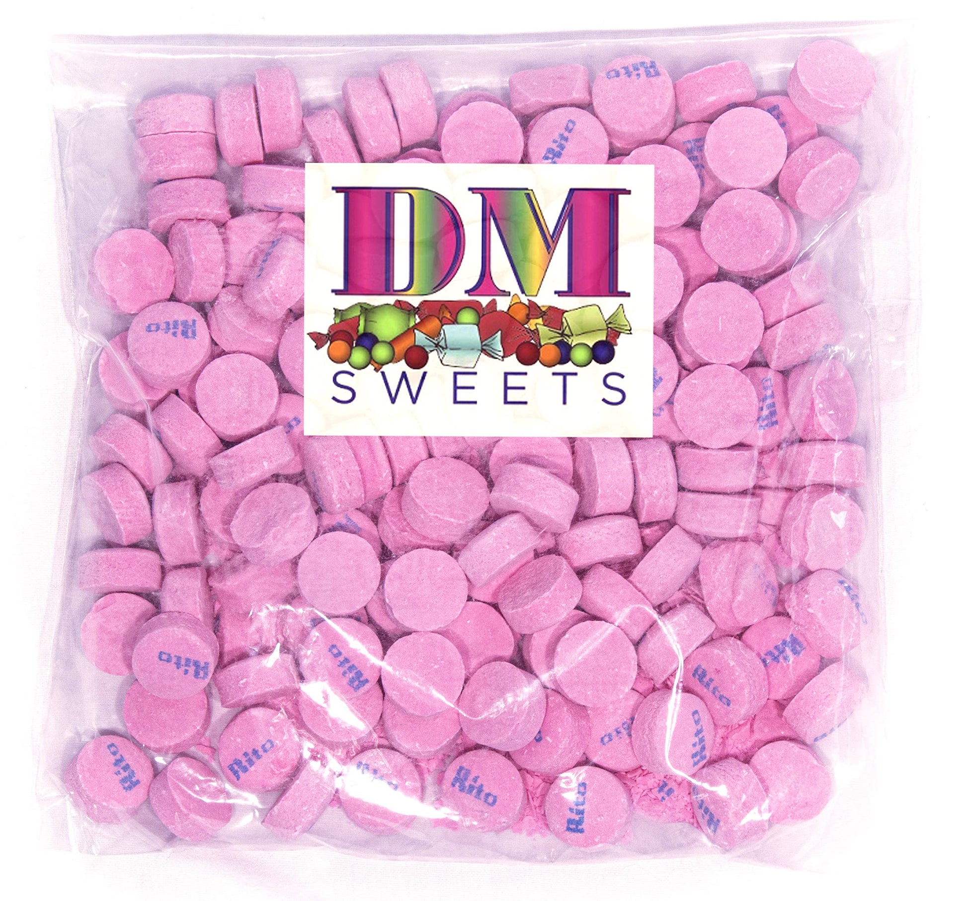 Rito'S Pink Wintergreen Lozenge Mint - 1.5 Lbs Of Fresh Minty Candy