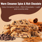 COOPER STREET Twice Baked Cinnamon Chocolate Biscotti Cookies - Crispy Mini Biscotti Cookies Ideal with Coffee - Traditional Low