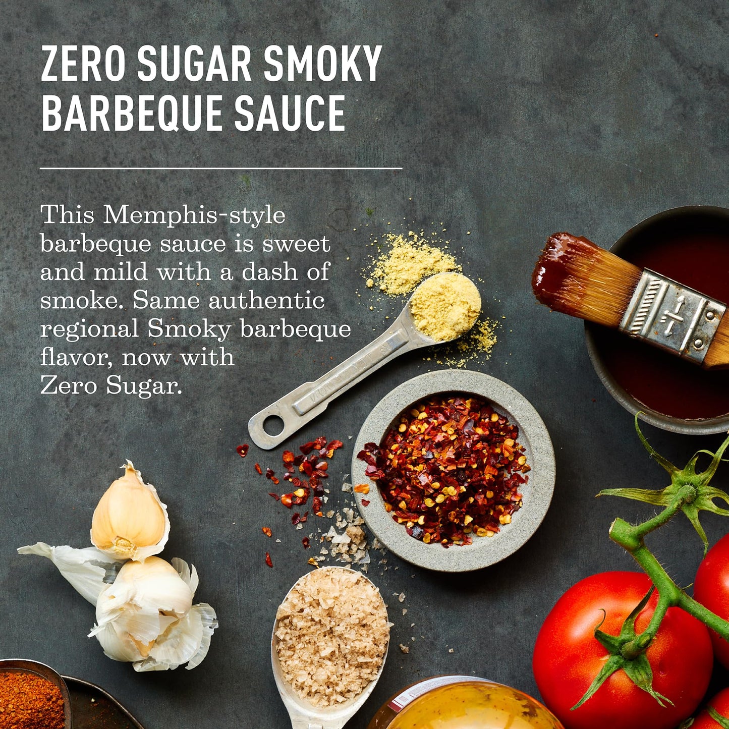 Lillies Q - Zero Sugar Smoky BBQ Sauce, Gluten-Free, Non-GMO, No Preservatives, Sugar-Free, Low Calorie, Sweet & Smoky BBQ Flav