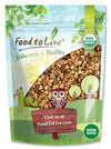 Food to Live Organic Golden Crunchy Granola, 3 Pounds - Small Batch, Handcrafted, Bulk, Great as Snack for Breakfast Cereals, Co