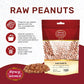 Spicy World Peanuts, Raw Whole With Skin (Uncooked, Unsalted) 4 Pound (64Oz) ~ All Natural - Usa Grown Red Skin Spanish Grade