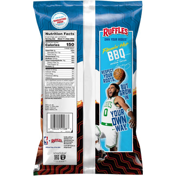 Ruffles Flamin' Hot Bbq, 8.0 Oz