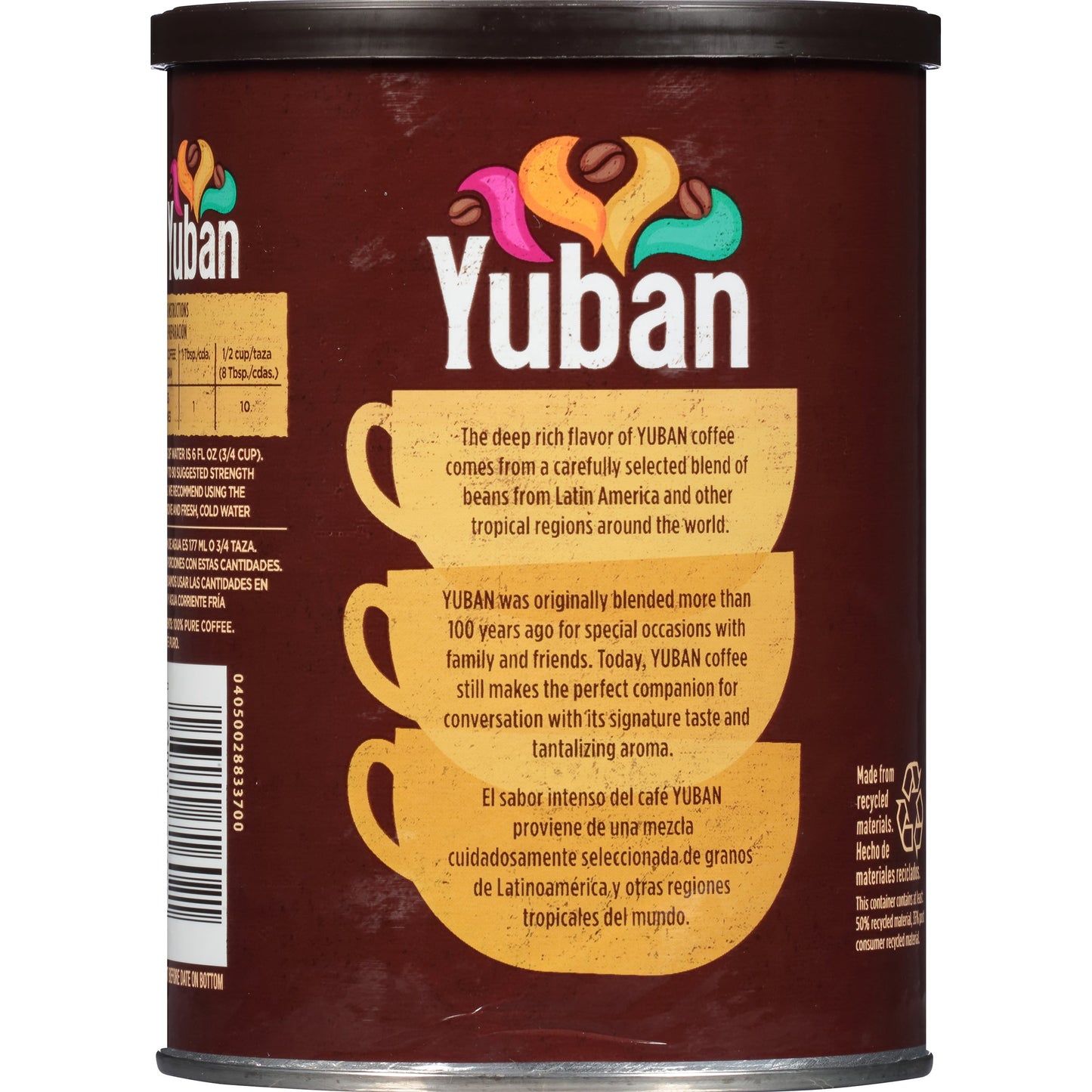 Yuban Traditional Medium Roast Ground Coffee (12 Oz Canister)