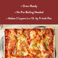 Delallo Whole Wheat Lasagna Noodles, 9 Ounce Box, 4 Pack, Oven-Ready, 100% Whole Grain Pasta, Made With Durum Wheat, Made In Ita