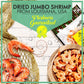 Asia Trans & Co. Dried Louisiana Large Shrimp - Fresh-Caught Dehydrated Snack - 1.5 Ounce Pack