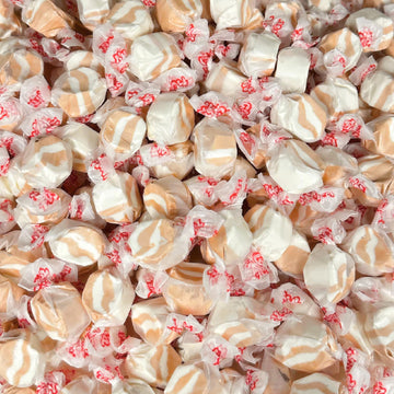 Premium Coconut Saltwater Taffy Chewy Tropical Candy Bulk 1 Lb Bag 60+ Pieces Individually Wrapped, Nut & Gluten Free Treats (16