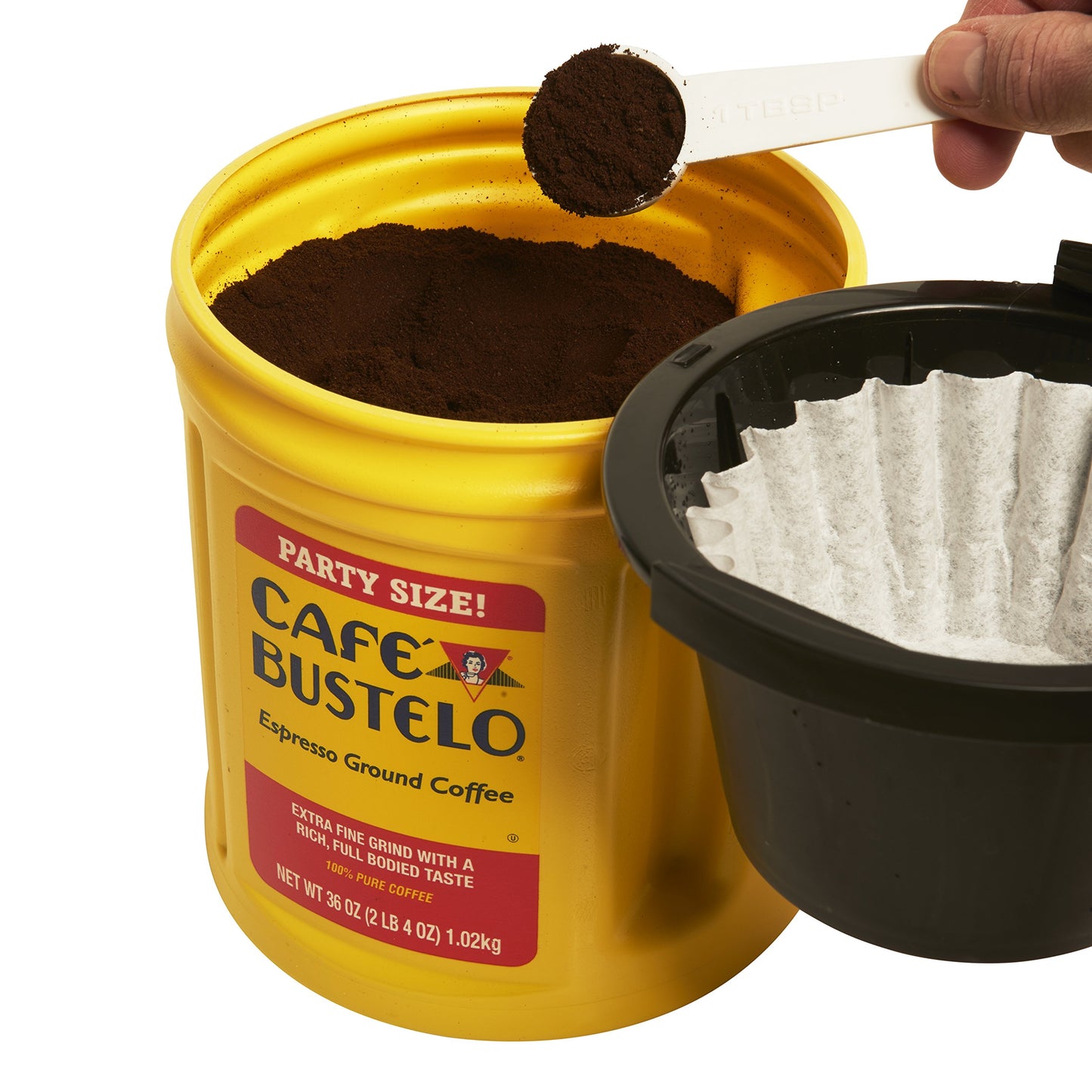 Caf   Bustelo Espresso Dark Roast Ground Coffee, 36 Ounce (Pack of 3)