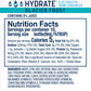 Hydrate Electrolyte Liquid Drink Enhancer Drops  Low Sugar  Low Calorie  Natural Flavor Hydration Mix with Essential Vitamins B3 B6 B12 (Glacier Frost (2 Pack))