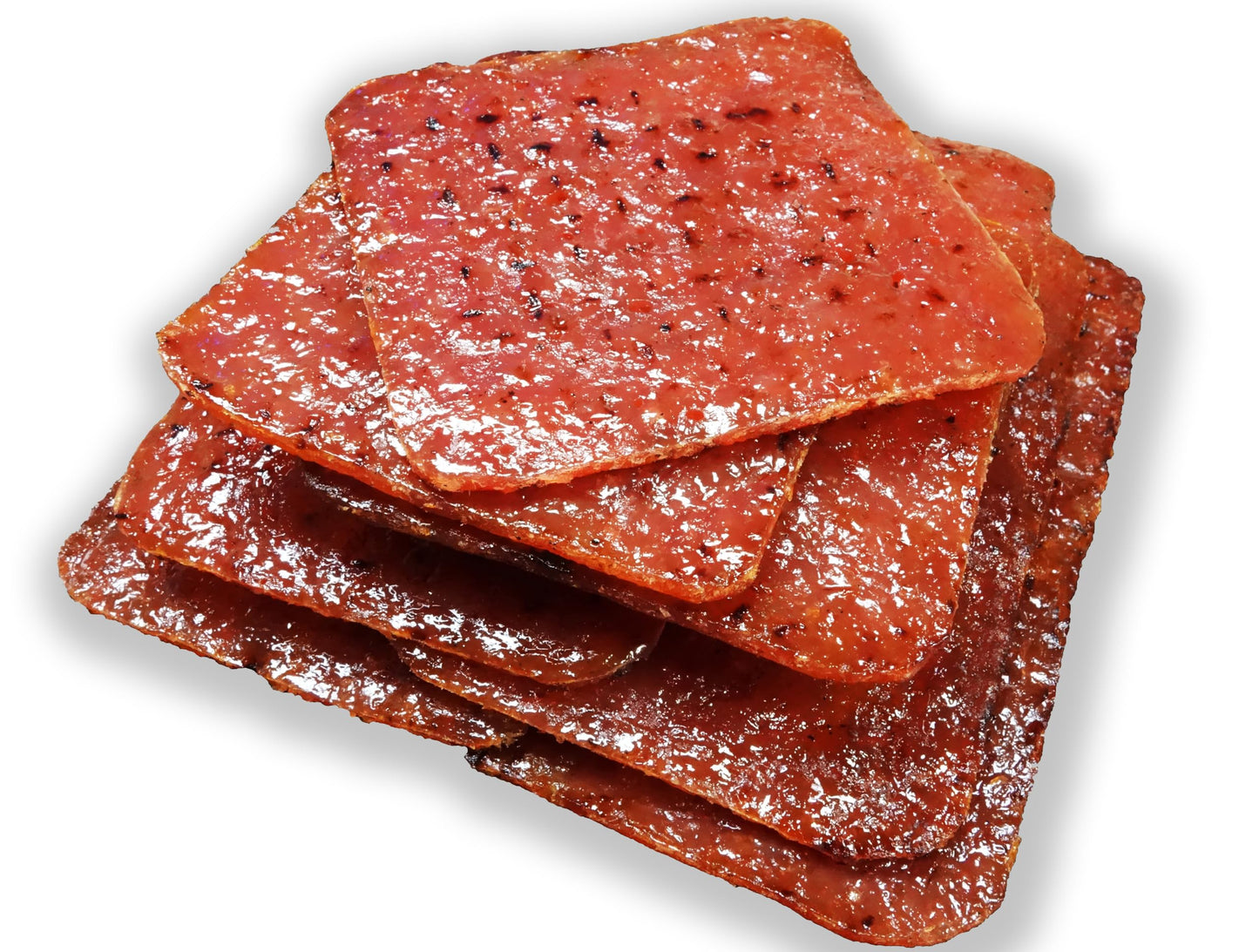 Singapores Famous Street Snack - Fire-Grilled Tender Pork Jerky (Original Flavor - Square Shaped, 8 oz)  Grilled Fresh & Shipped
