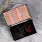 Mughe Gourmet Turkish Delight Candy Elegant Gift Tin Box - 1.65Lb-750G - Halal Vegan Lokum Fruit Flavors Rose, Strawberry, Lemon, Orange, Mint - Gift For Special Occasions, Halloween, Christmas