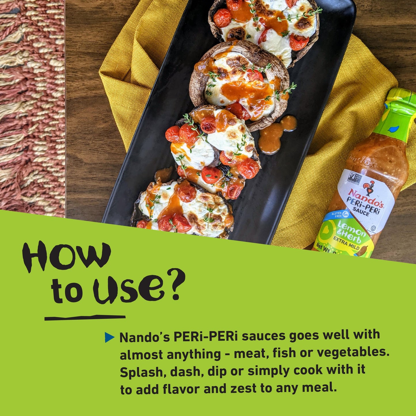 Nandos Peri Peri Sauce Extra Mild 4 Pack - Sauces, Seasoning or Marinade for Wings, Fish, Meat, Rice or Veg - No Artificial Colo
