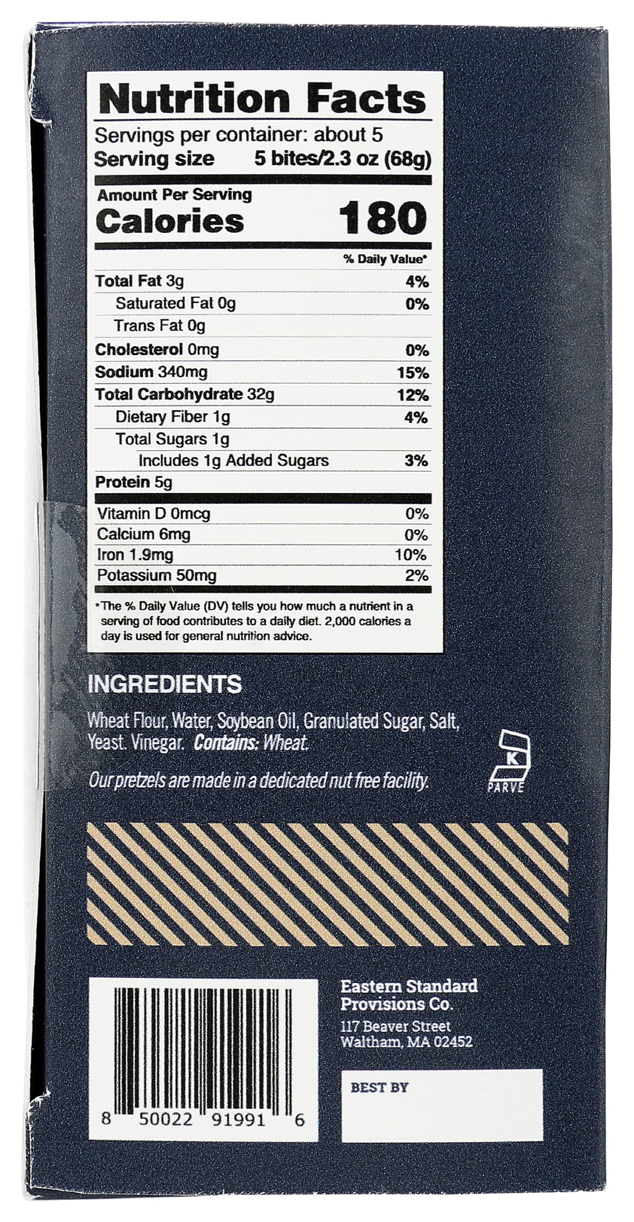 Eastern Standard Provisions One Timer Bites Artisanal Soft Pretzel Bites, 12.18 OZ