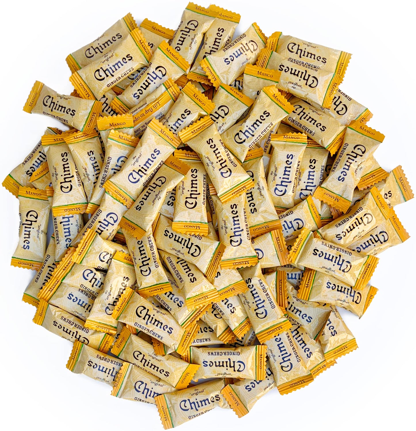 Chimes Mango Ginger Chews, 1Lb Bag