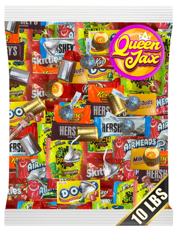 Chocolate and Candy Variety Pack - 10 LB Assorted Chocolate Candy Bulk - Bulk Bag Mix - Individually Wrapped - Chocolates - Vari