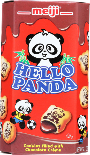 Meiji Hello Panda Biscuit With Chocolate Cream, 2.1 Oz