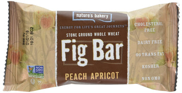 Nature'S Bakery Whole Wheat Fig Bar, Peach Apricot, 2 Oz (Pack Of 12)