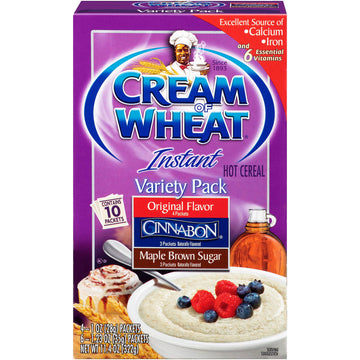 Cream of Wheat, Hot Cereal, Variety Pack, 11.4 Ounce