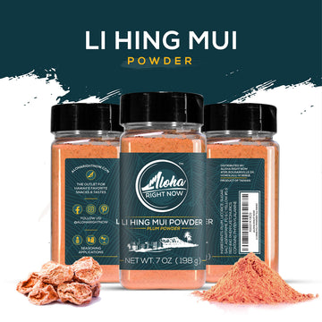 Aloha Right Now Li Hing Mui Powder Shaker, Sweet & Sour Dried Plum, 7 oz
