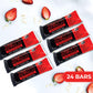 Junkless Strawberry Chewy Granola Bars - 100% Real Strawberries - Less Sugar, Great Tasting, Wholesome Snacks - Bulk Granola Bar