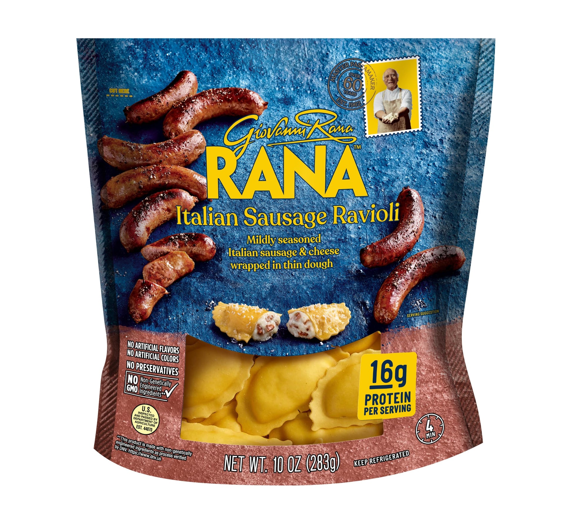 Rana Meal Solutions Giovanni, Italian Sausage Ravioli, 10 oz