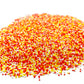 Sprinkle Me This Candy Corn Nonpareils | 4 oz Resealable Bag | Orange, Yellow, White Sprinkle Blend for Cookies and Cakes