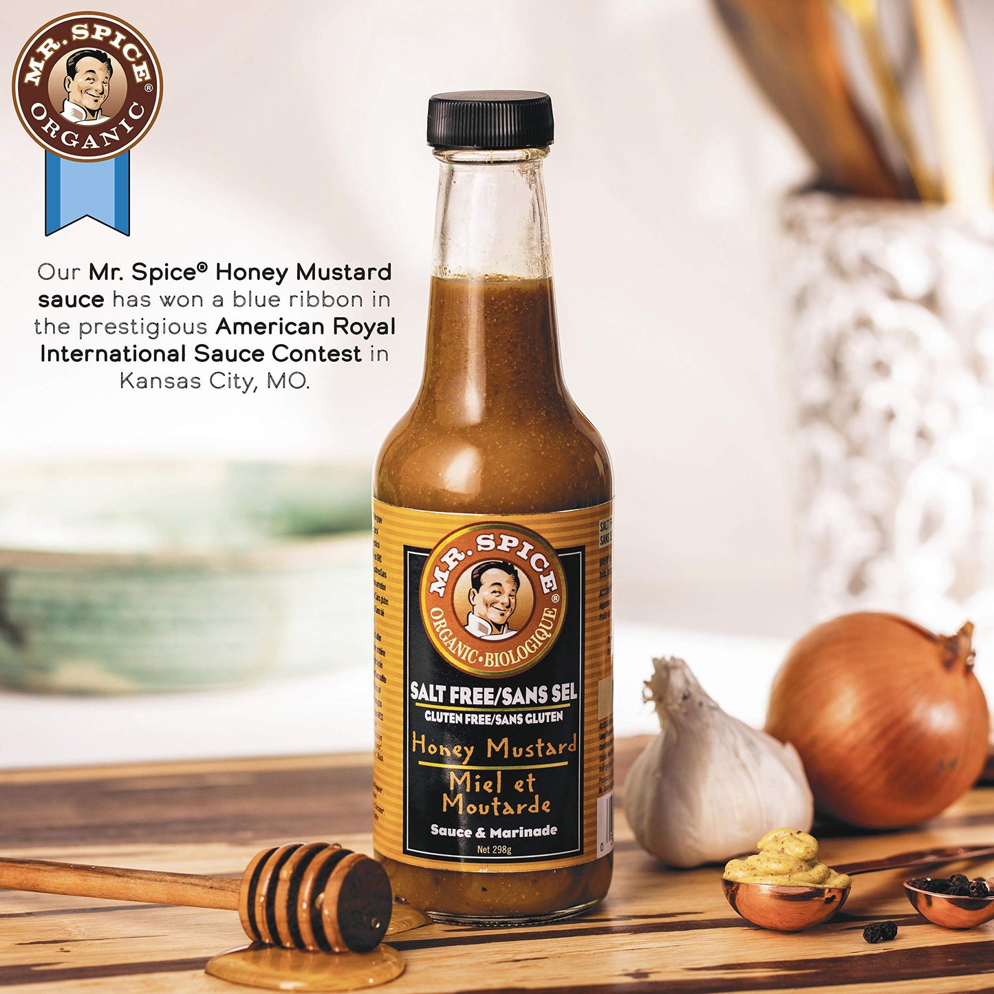 Mr. Spice Organic - Salt Free Sauce (Honey Mustard, Single)