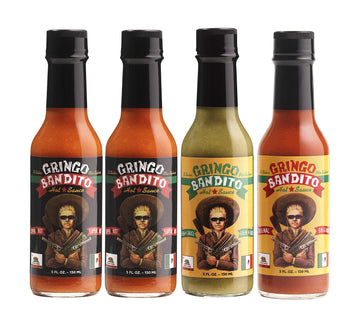 Gringo Bandito Super Hot Sauce Variety Pack, 5 Fl Oz (Pack Of 4)