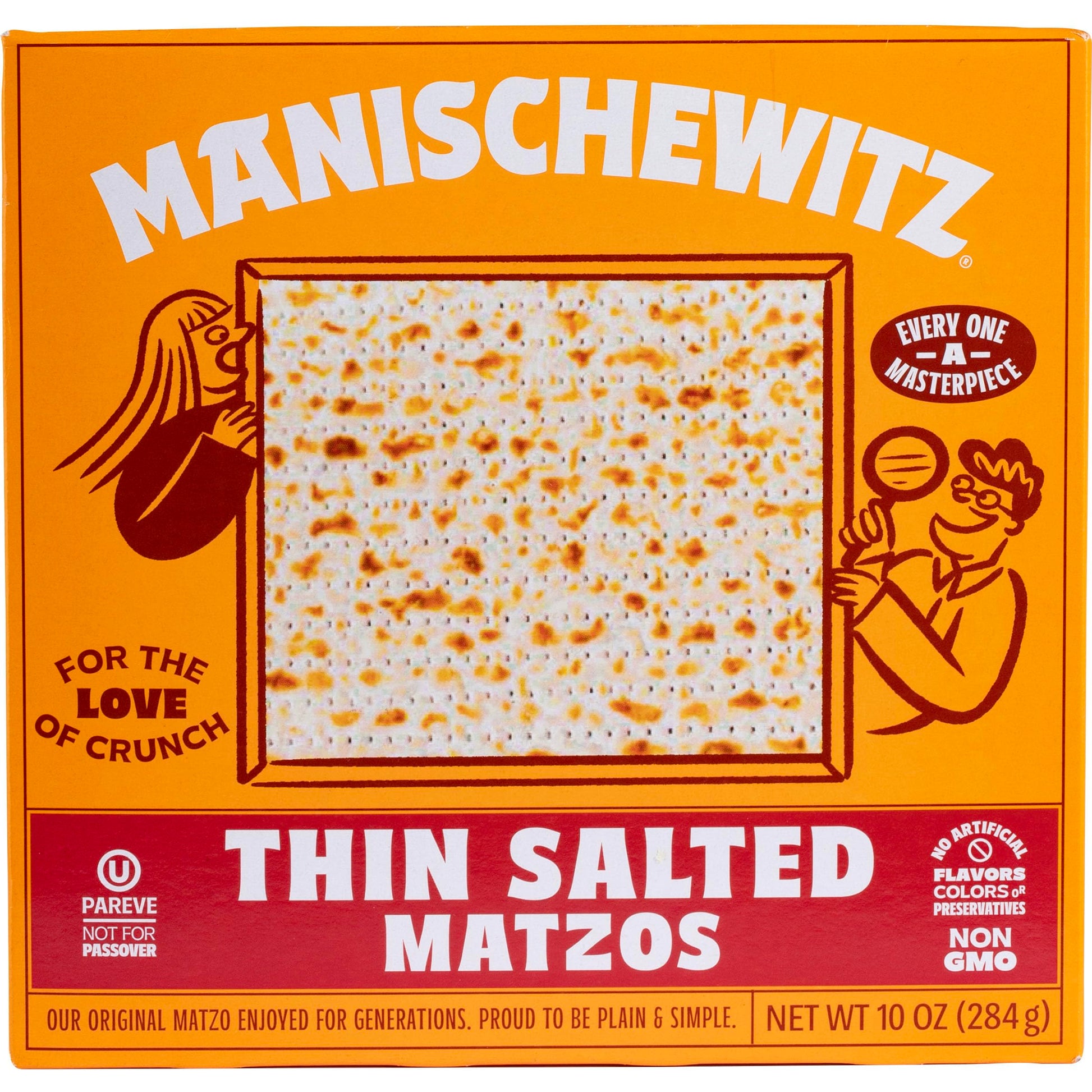 Manischewitz Thin Salted Matzo, 10 oz