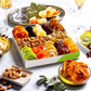 NUT CRAVINGS Gourmet Collection - Rosh Hashana & Shana Tova Dried Fruit & Mixed Nuts Gift Basket in White Gold Box (12 Assortmen