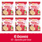 Happy Baby Organics Baby Snacks, Gentle Teething Crackers, Gluten Free & Vegan, Strawberry & Beet, 12 Count (Pack Of 6)