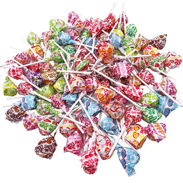 Dum Dums Original Mix Lollipops 1 LB (80 Pops), Individually Wrapped Hard Candy, Bulk Suckers, Assorted Flavors, Gluten-Free, Pa