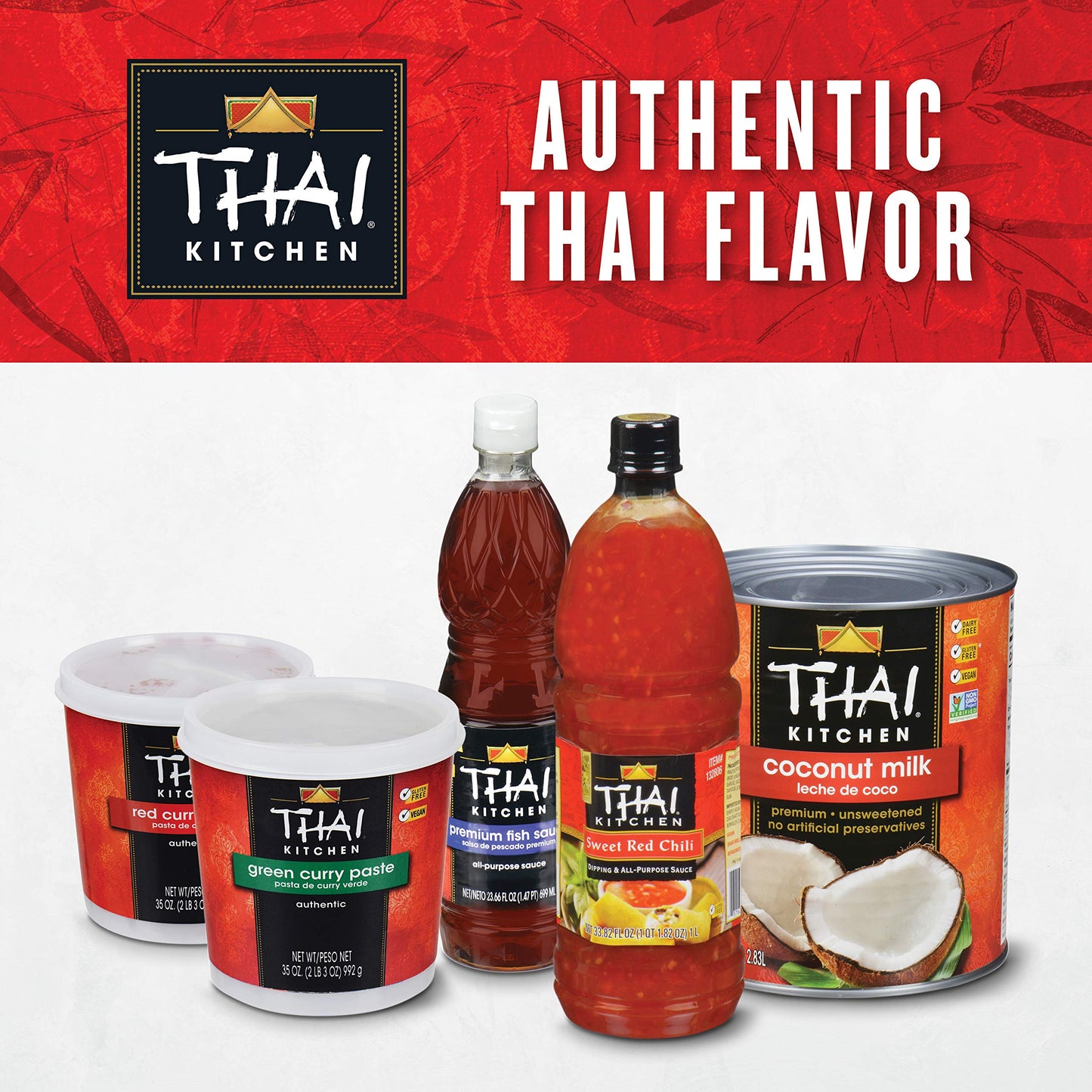 Thai Kitchen Green Curry Paste, 35 Oz - One 35 Ounce Tub Of Bulk Thai Green Curry Paste, Perfect For Vegetables, Soup Bases, Ric