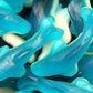 Yupik Gummy Blue Sharks, Shark-Shaped Gummies, Gluten-Free, Fruity Flavor, 2.2 lb, Blue and White